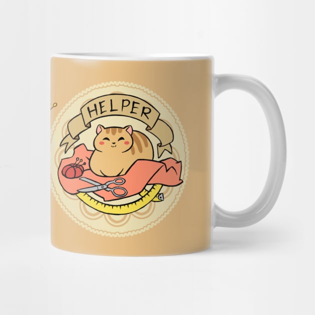 Cat Helper Mug by aimeekitty